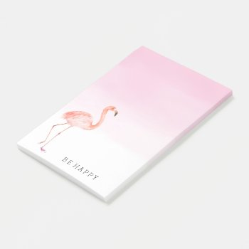 Pink Flamingos Personalized Post-it Notes by peacefuldreams at Zazzle