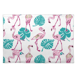 Pink Flamingos Placemat