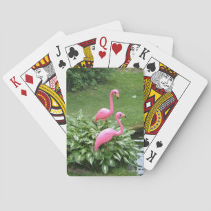 PINK FLAMINGOS playing cards
