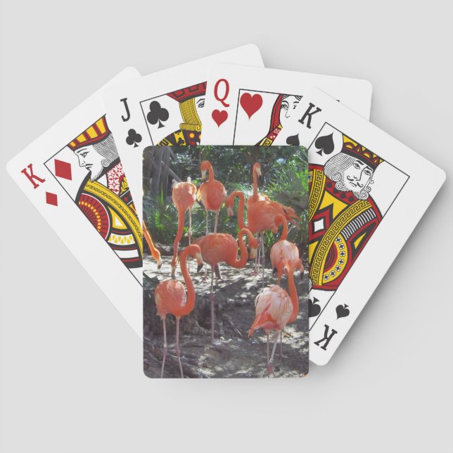 Pink Flamingos Poker Cards (Back)