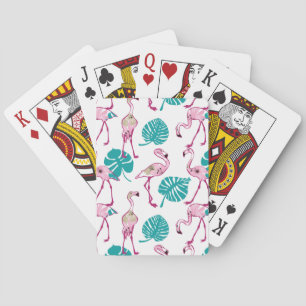 Pink Flamingos Poker Cards