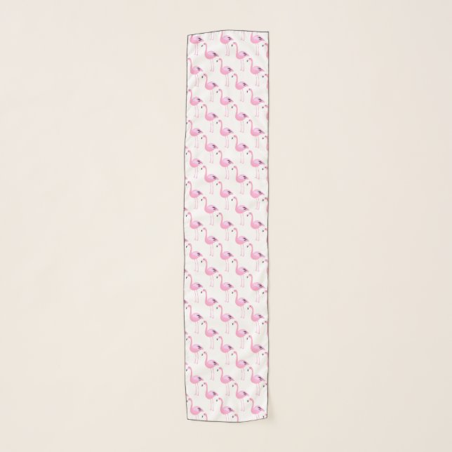 Pink Flamingos Scarf (Front)