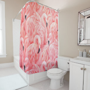 Pink Flamingos Shower Curtain