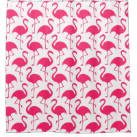 Pink Flamingos Shower Curtain