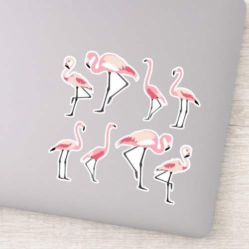 Pink Flamingos Sticker