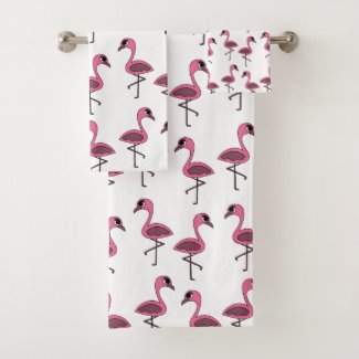 Pink Flamingos Summer Tropical