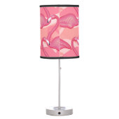 Pink Flamingos Table Lamp (Back)