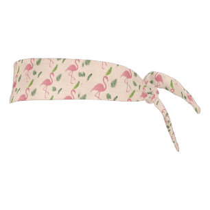 Pink Flamingos Tie Headband