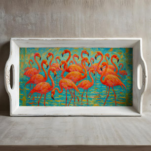Pink Flamingos Tissue Or Decoupage Paper