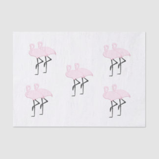 Pink Flamingos Tissue Paper