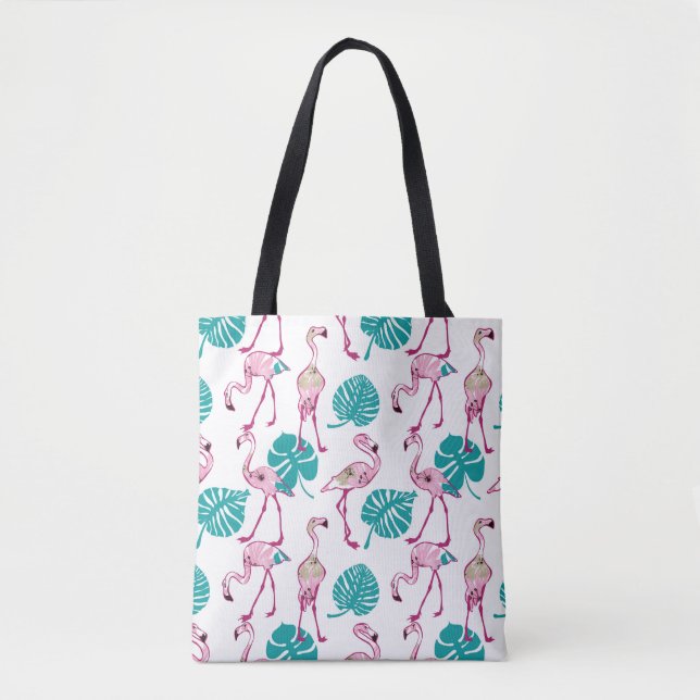 Pink Flamingos Tote Bag (Front)