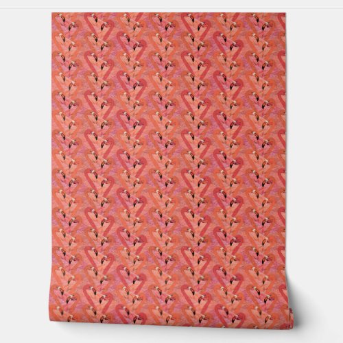 Pink flamingos  wallpaper 