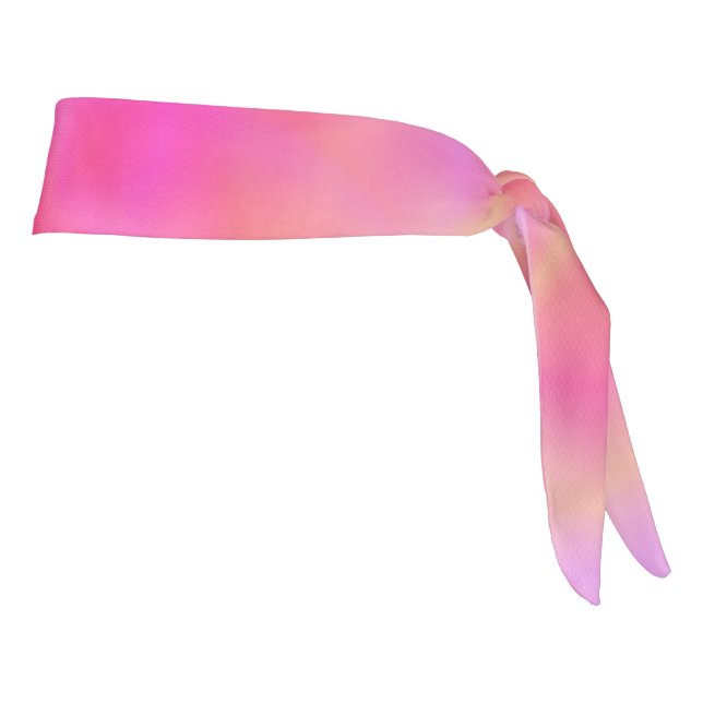 Pink Flare Tie Headband (Rotate 90)