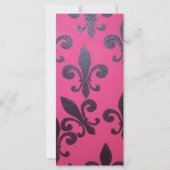 Pink fleur de lis painting (Front)