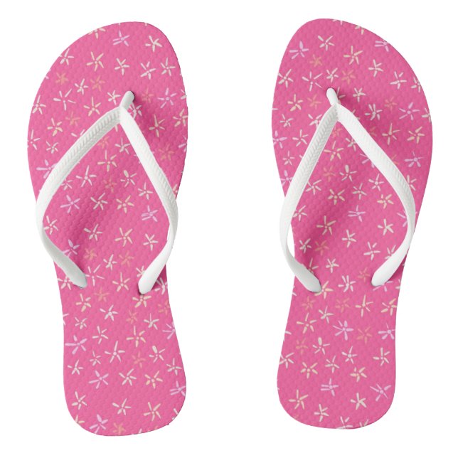 Pink Flip Flops (Footbed)