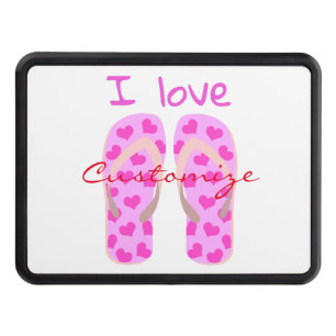 Pink Flip-Flops Thunder_Cove Hitch Cover