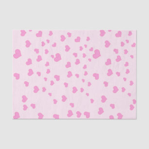 Pink Floating Hearts  Tissue Paper