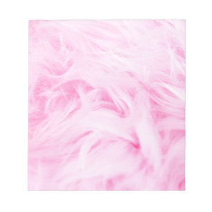pink floof notepad