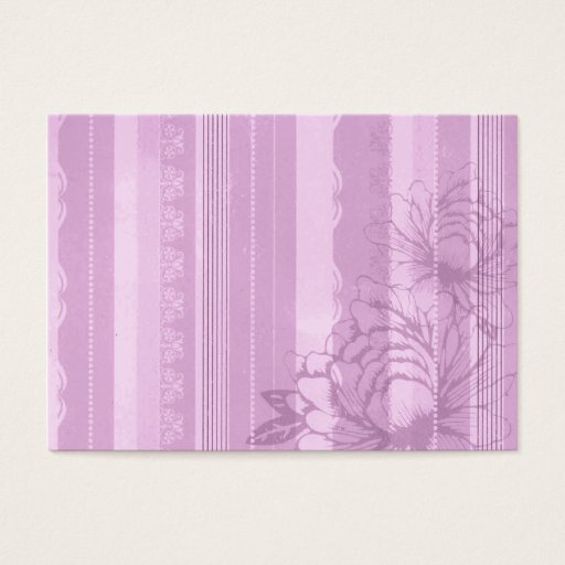 Customizable Pink Flora Business Card
