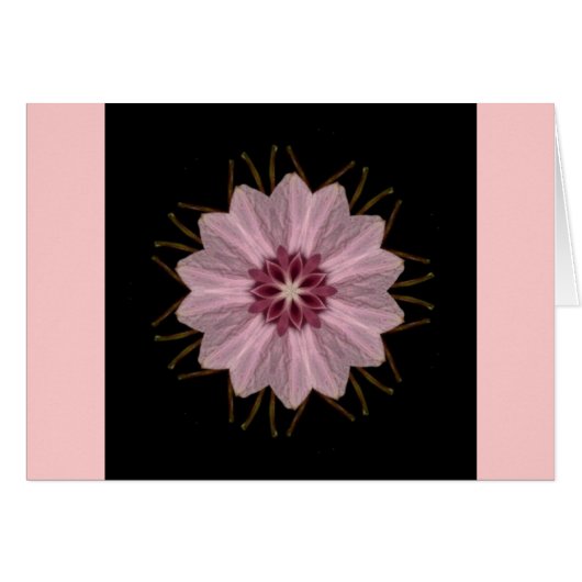 Pink Floral Abstract (Front Horizontal)
