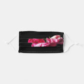 Pink Floral Adult Cloth Face Mask (Front, Folded)