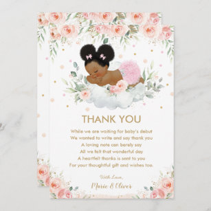 25 African American Wed THANK YOU Cards  LG Post CARDS 