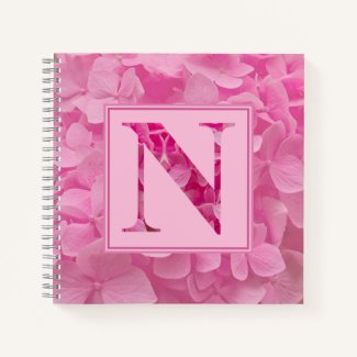 Pink Floral Alphabet Letter 