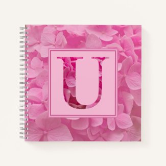 Pink Floral Alphabet Letter 