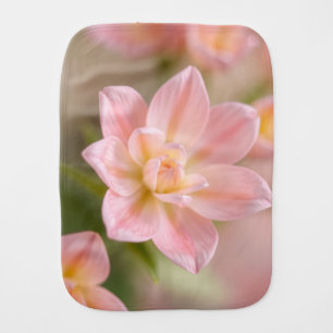 Pink Floral Baby Burp Cloth
