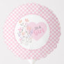 Pink Floral Baby Shower It’s a Girl Balloon