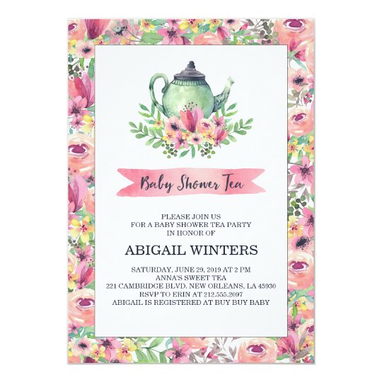 Baby Tea Invitations 4