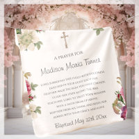 Pink Floral | Baptism Prayer 