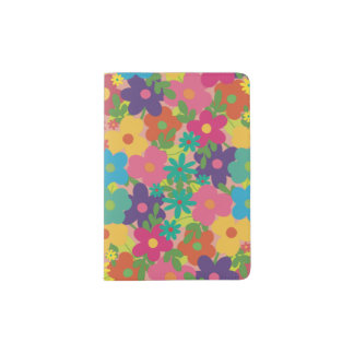 Pink Floral Bliss Passport Holder