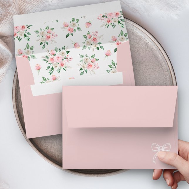 Pink Floral Bow Envelope (Creator Uploaded)