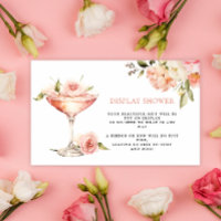 Pink Floral Bridal Shower Display Shower