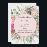 Pink floral bridal shower invitation<br><div class="desc">FLORAL PINK BOTANICAL BRIDAL SHOWER INVITATIONS</div>