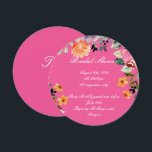 PINK FLORAL BRIDAL SHOWER INVITATION<br><div class="desc">PINK FLORAL BRIDAL SHOWER INVITATION WITH BEAUTIFUL FLORAL DESIGNS,  COLORFUL FLOWERS,  PERFECT FOR A SPRING OR SUMMER BRIDAL SHOWER.</div>