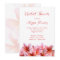 Pink Floral Bridal Shower Tropical Plumeria