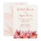 Pink Floral Bridal Shower Tropical Plumeria