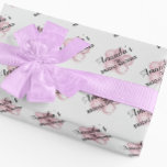 Pink Floral Bridal shower  Wrapping Paper<br><div class="desc">Add a touch of elegance and personal charm to your bridal shower gifts with our Personalized Bridal Shower Pink Floral Wrapping Paper. This exquisite wrapping paper is designed to celebrate the joyous occasion of a bridal shower, featuring delicate floral patterns in lovely shades of pink that exude romance and sophistication....</div>