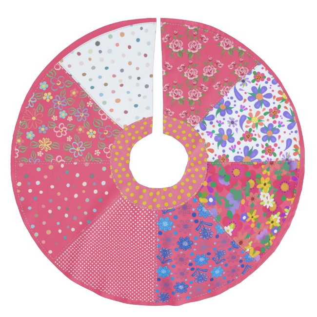 Pink Floral Calico Country Cottage Style