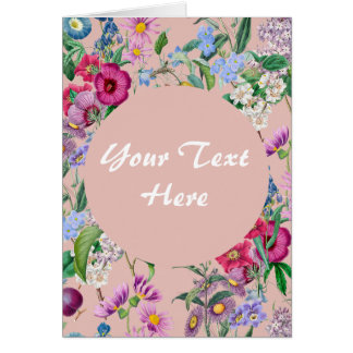 Pink Floral Cards