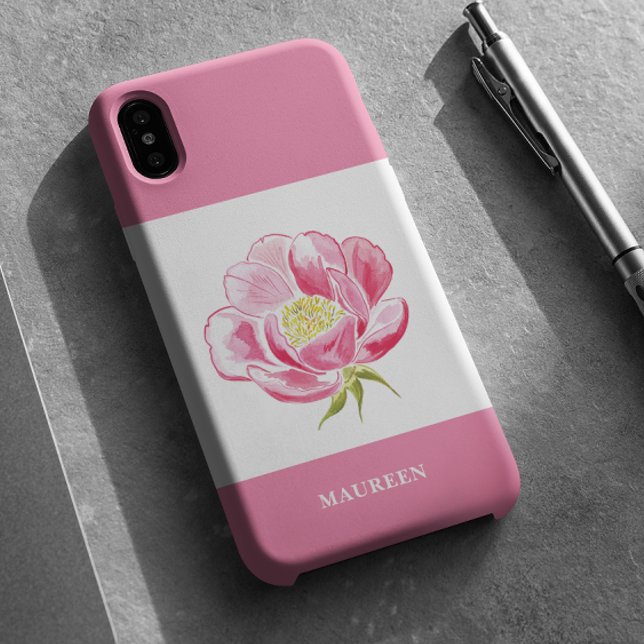 Pink Floral Case-Mate iPhone Case (Creator Uploaded)
