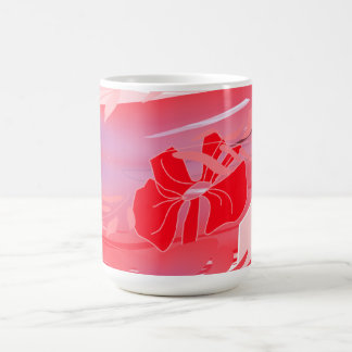 Pink Floral Ceramic Mug