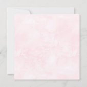 Pink Floral Cherry Blossom 100th Birthday Party Invitation (Back)