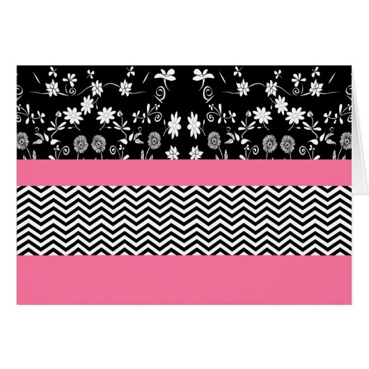 pink floral chevron (Front Horizontal)