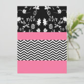 pink floral chevron (Standing Front)