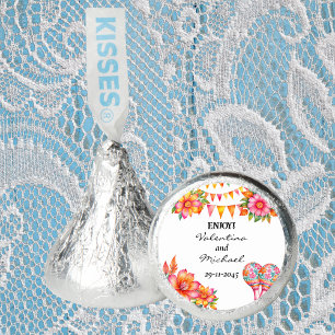 Pink Floral Colorful Fiesta Mexican Wedding Favors
