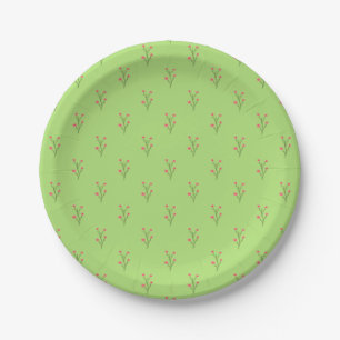 Pink Floral Decorative Pillows Paper Plates