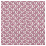 Pink floral designs fabric
